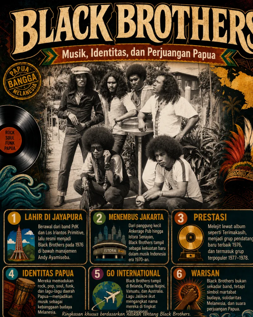 Black Brothers: Identitas dan Diplomasi Budaya Papua di Pentas Musik