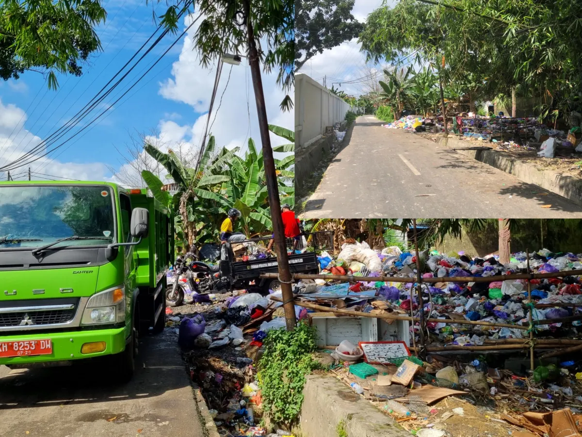 Bau Busuk Akibat Pengelolaan Sampah di Buntok