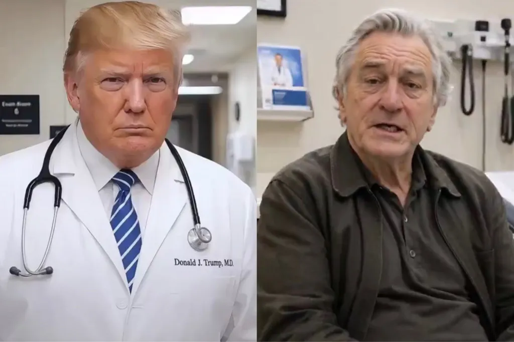 Trump Sebut De Niro Terkena Sindrom Kegilaan