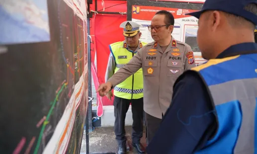 Wakapolda DIY Tinjau Kesiapan Gerbang Tol Purwomartani Jelang Arus Mudik