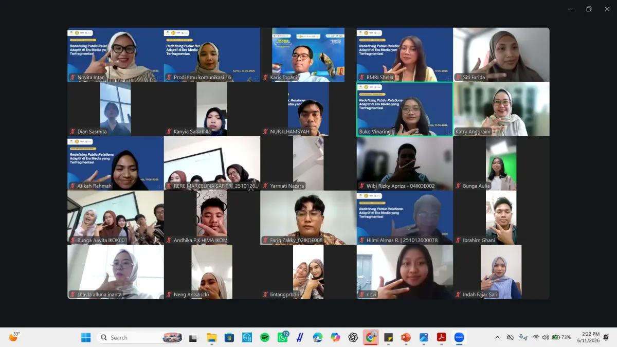 Mahasiswa Ilmu Komunikasi UNPAM Pelajari Public Relations di Era Media Terfragmentasi