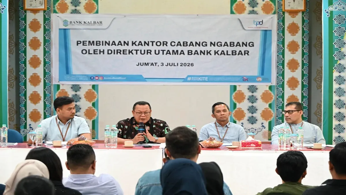 Bank Kalbar Perkuat Konsolidasi Melalui Pembinaan Langsung ke Cabang