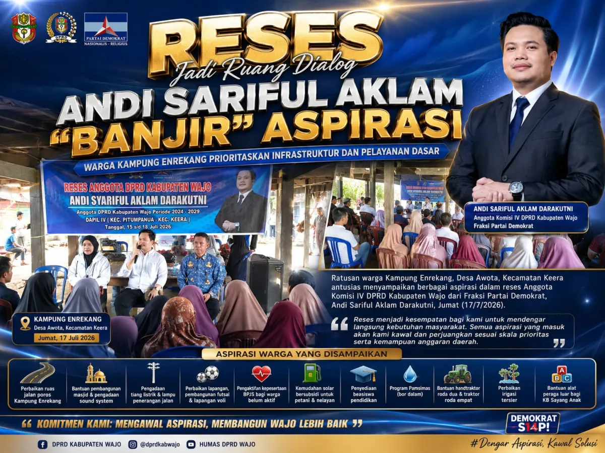 Reses Andi Sariful Aklam: Warga Sampaikan Beragam Aspirasi