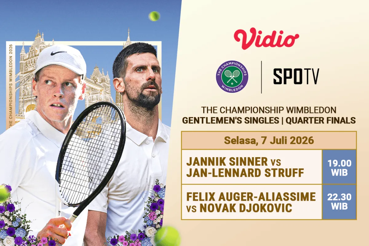 Duel Seru Petenis Terbaik di Quarterfinal Wimbledon 2026
