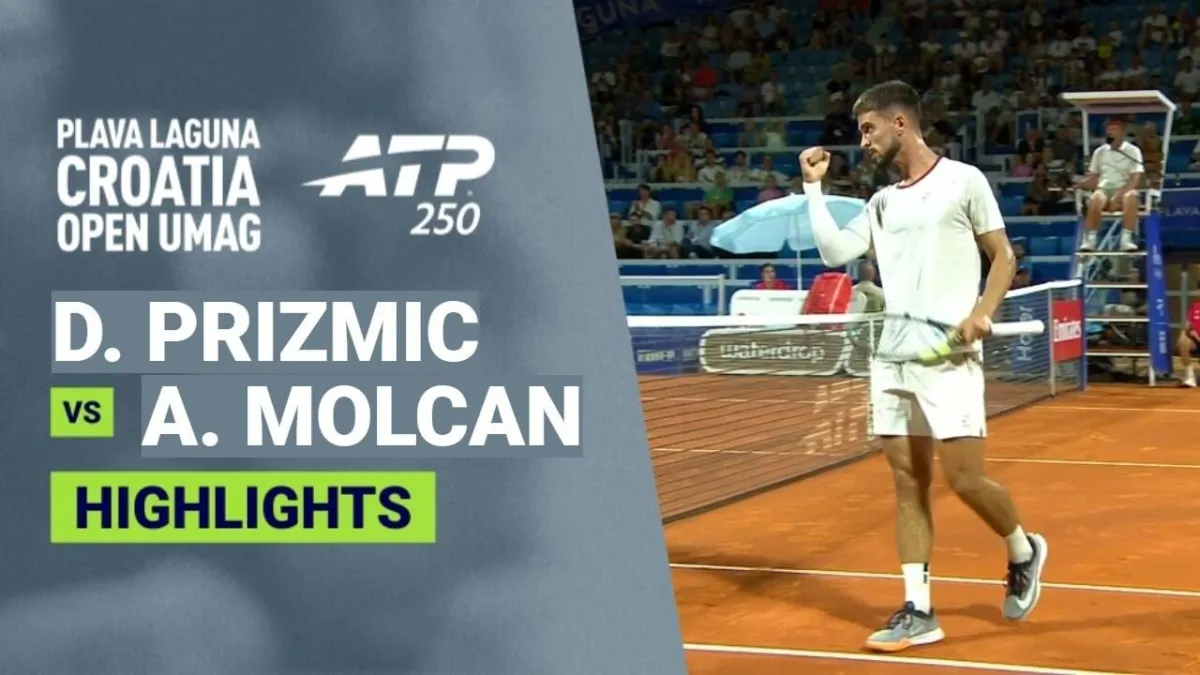 Dino Prizmic Menghadapi Alex Molcan di ATP 250: Plava Laguna Croatia Open Umag 2026