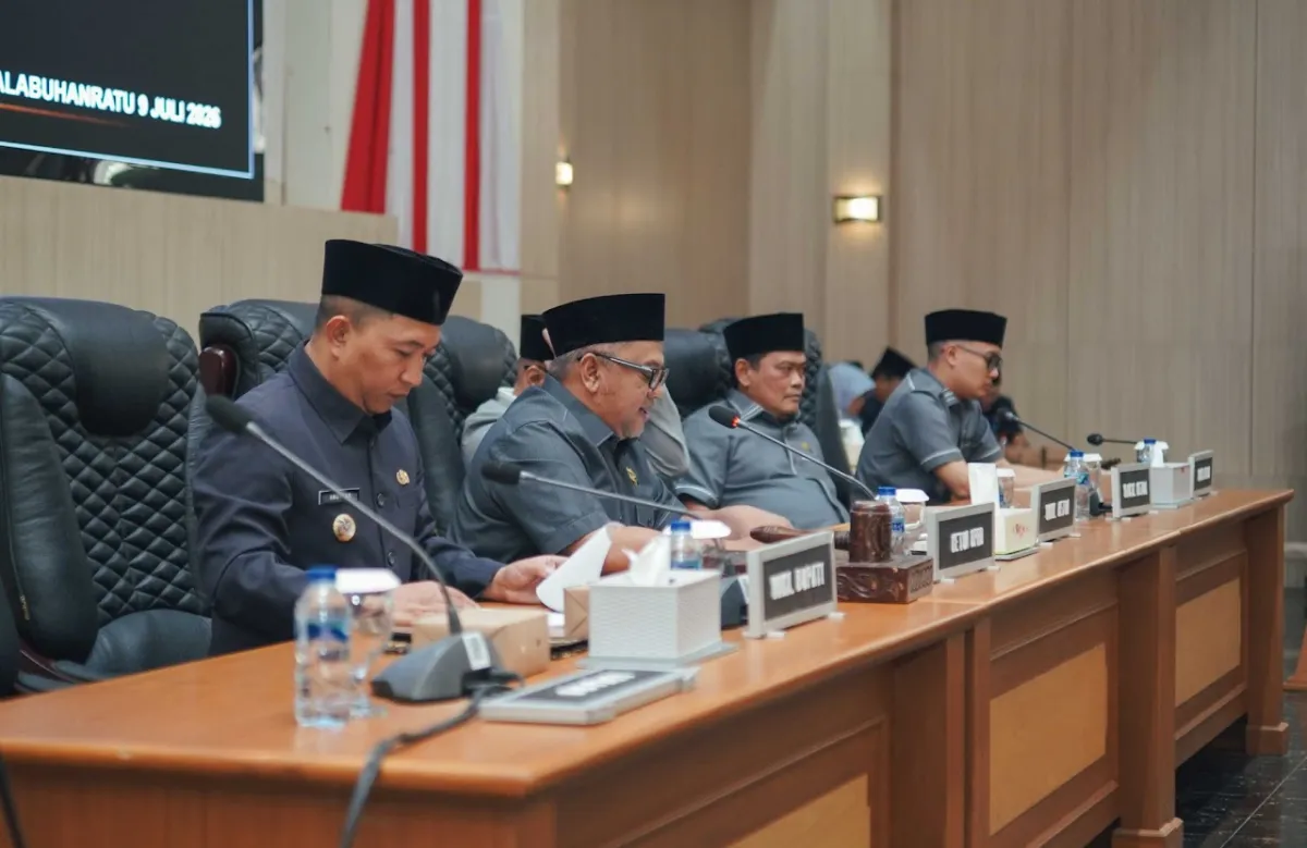 Rapat Paripurna Ke-9 DPRD Kabupaten Sukabumi Bahas Tiga Agenda Utama