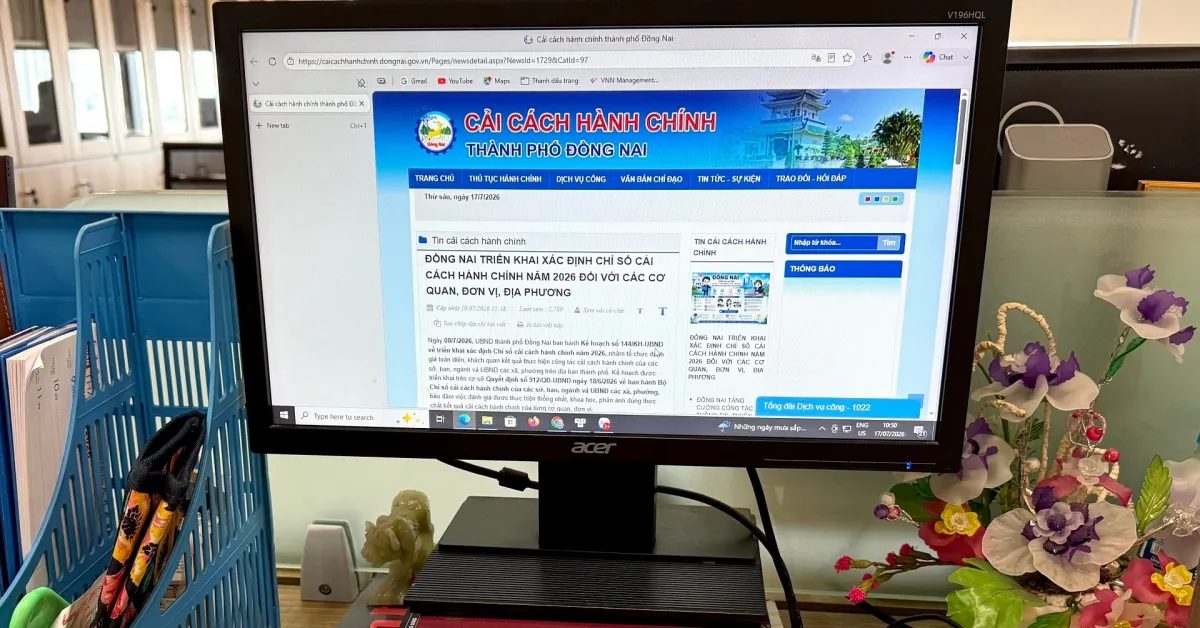 Penguatan Informasi dan Komunikasi Reformasi Administrasi di Kota Dong Nai