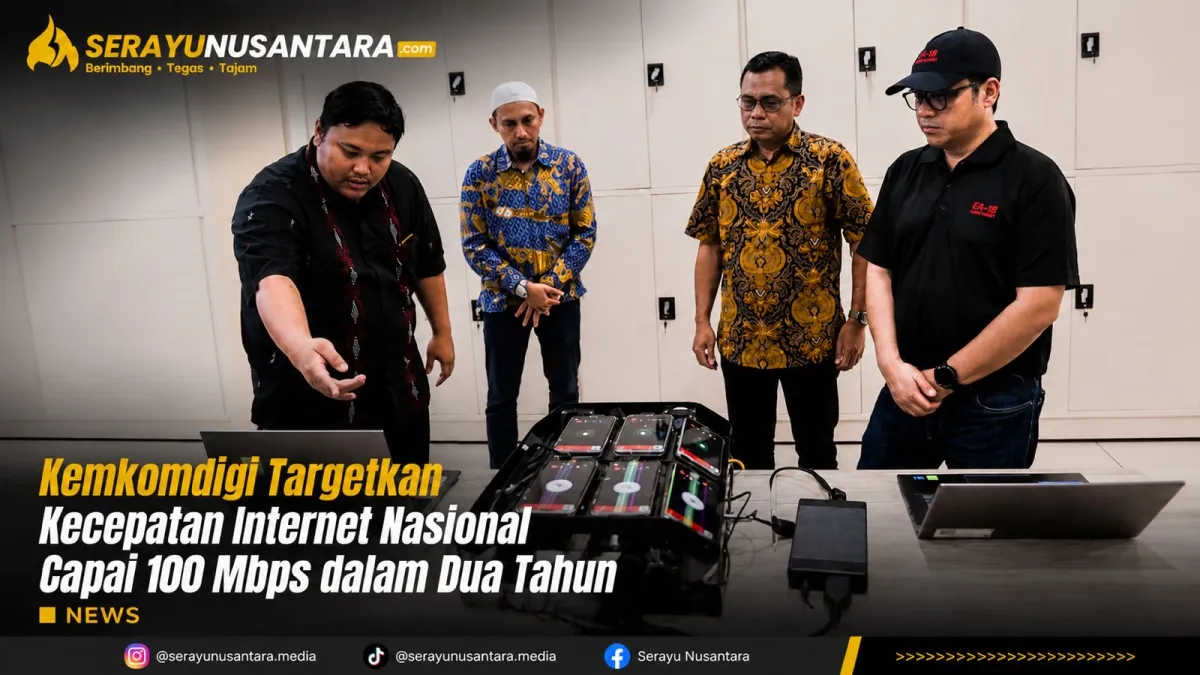 Kemkomdigi Targetkan Internet Nasional 100 Mbps dalam Dua Tahun