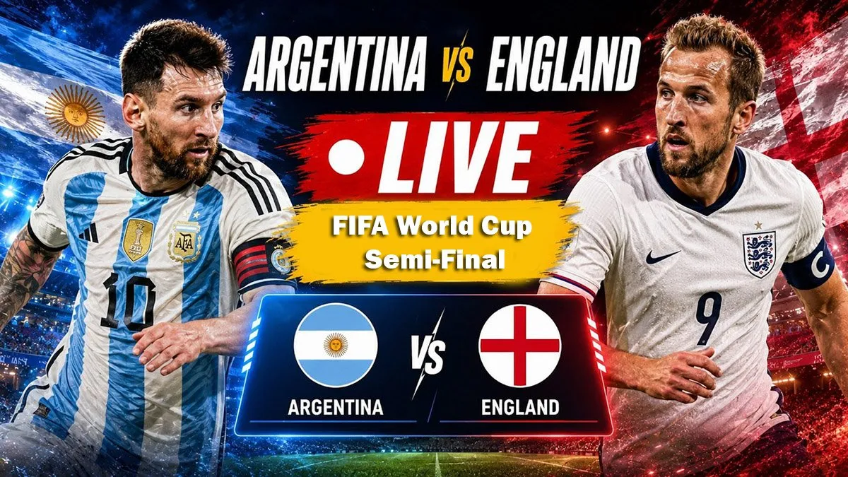 Siaran Langsung Pertandingan Inggris vs Argentina