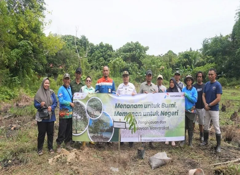 Pertamina EP Bunyu Field Tanam 1.000 Bibit Pohon untuk Pelestarian Pesisir dan Ekonomi Lokal