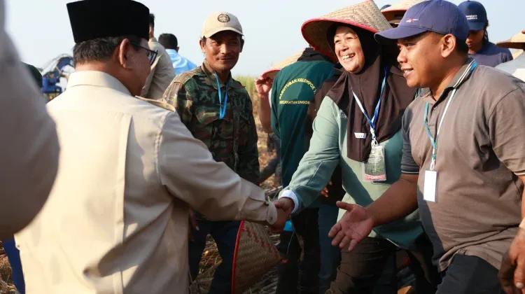 Kebahagiaan Buruh Tani Lansia Saat Panen Raya Bersama Presiden