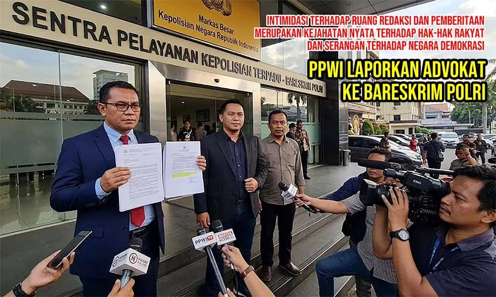 DPN PPWI Laporkan Kuasa Hukum ke Mabes Polri Terkait Dugaan Intimidasi