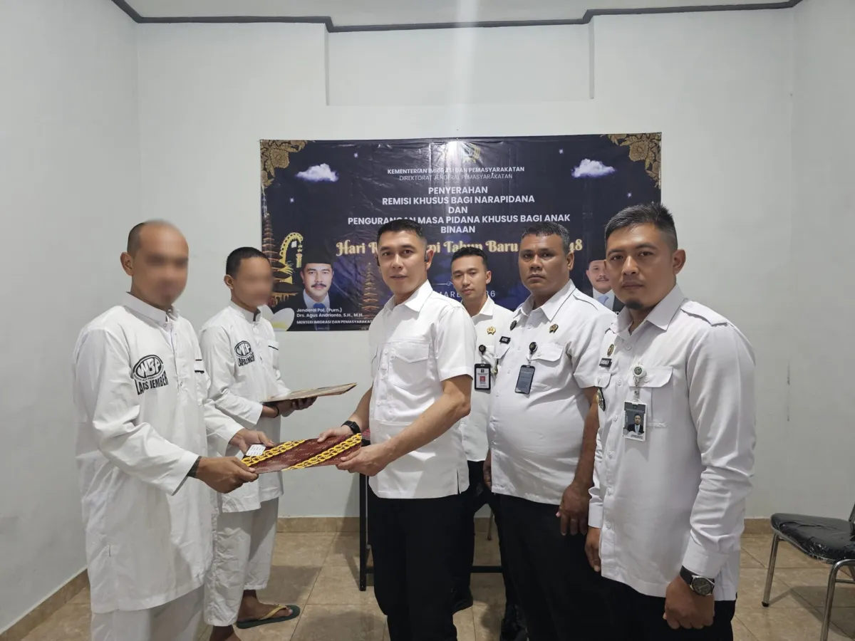 Lapas Jember Berikan Remisi Khusus bagi Narapidana Hindu dalam Nyepi 2026