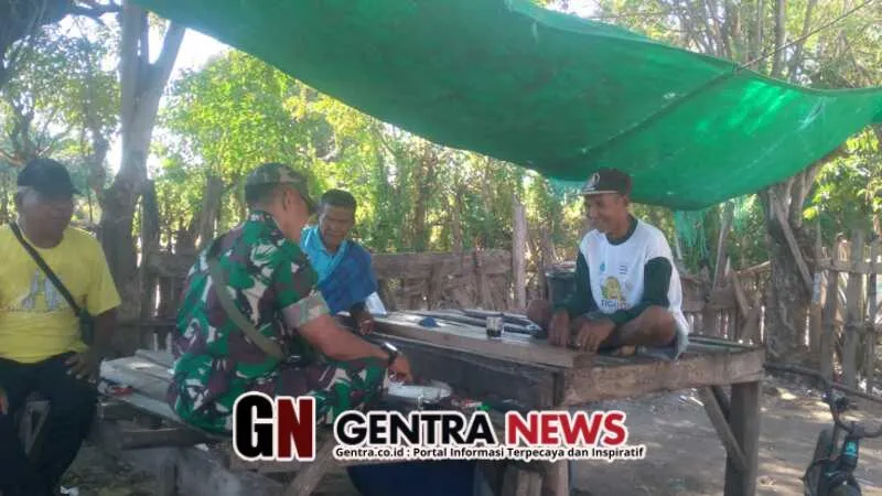 Babinsa Kodim 1608/Bima Intensifkan Kegiatan Komsos untuk Keamanan dan Kerukunan Masyarakat