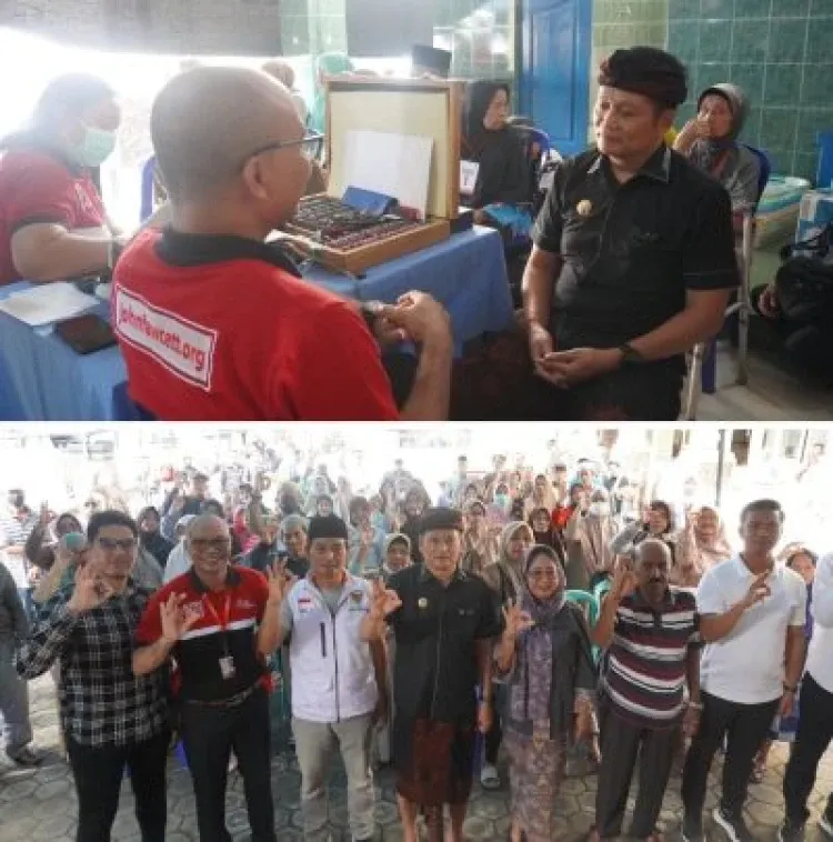 Ratusan Warga Jembrana Ikuti Pemeriksaan Mata dan Operasi Katarak Gratis