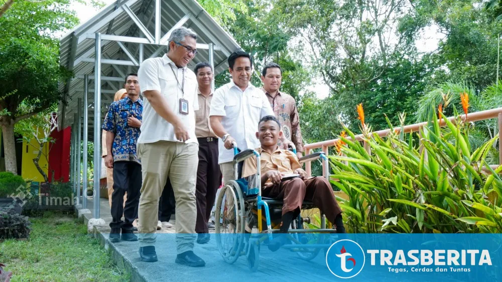PT TIMAH Dukung Kemandirian Difabel Melalui Pembinaan UMKM di SLB Mentok