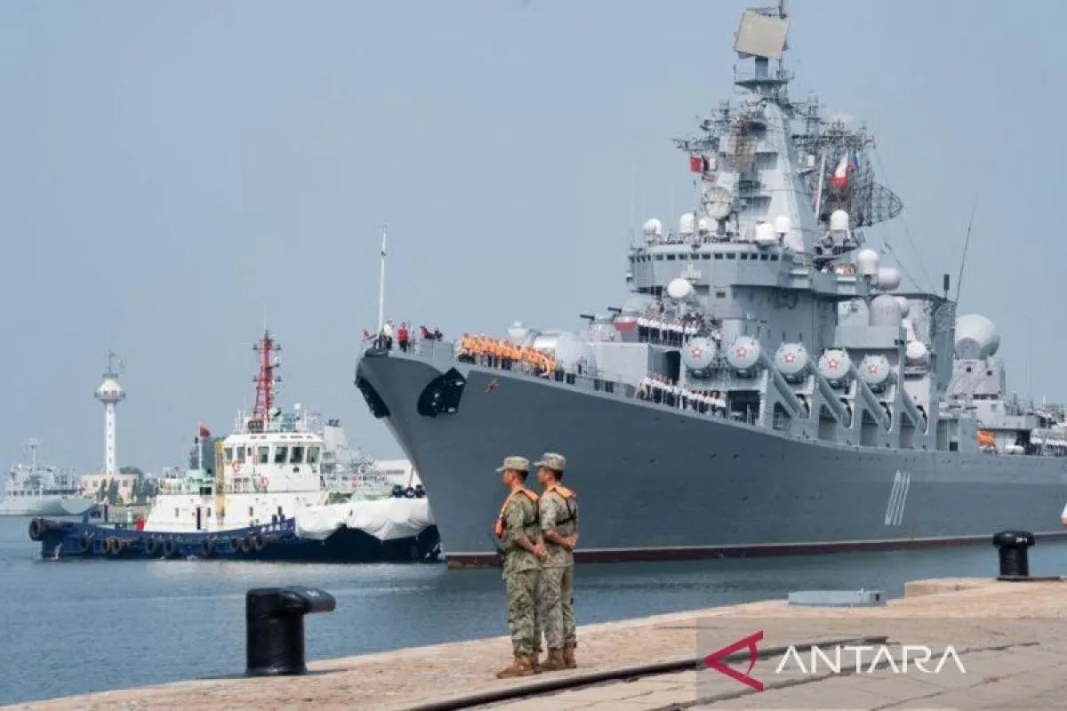Latihan Angkatan Laut Bersama China-Rusia di Qingdao