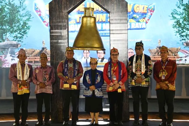 Wakil Gubernur Kalteng Resmi Buka Sinode Umum Ke-25 GKE di Murung Raya