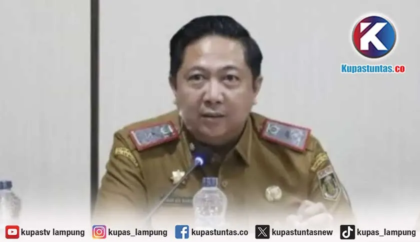 Sekda Lampung Tengah Welly Adiwantra Diperiksa Sebagai Tersangka Korupsi
