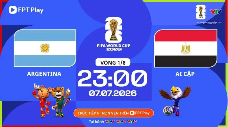 Saluran Televisi Menayangkan Pertandingan Argentina vs Mesir di Piala Dunia 2026