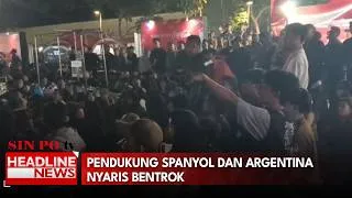 Keributan Pendukung Spanyol dan Argentina di Nonton Bareng Final Piala Dunia 2026
