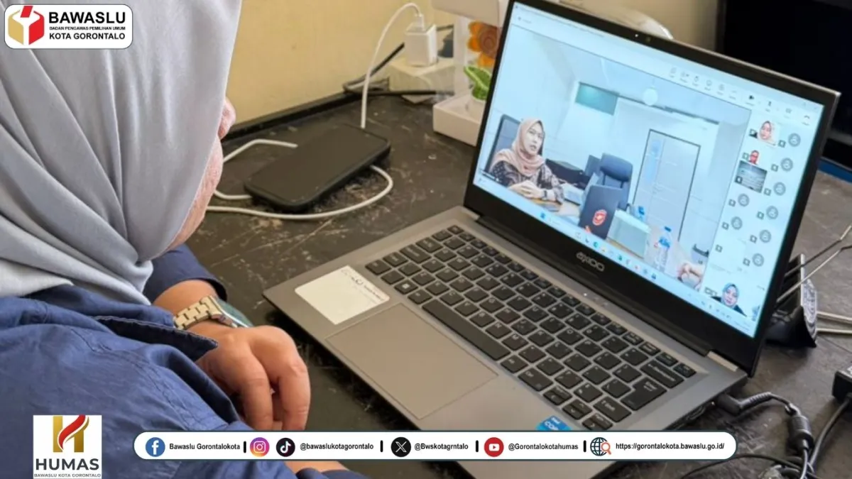 Bawaslu Kota Gorontalo Ikuti Kegiatan Digitalisasi Pengelolaan Keuangan APBN