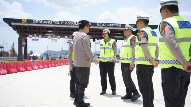 Wakapolda DIY Tinjau Kesiapan Gerbang Tol Purwomartani Jelang Arus Mudik Lebaran 2026