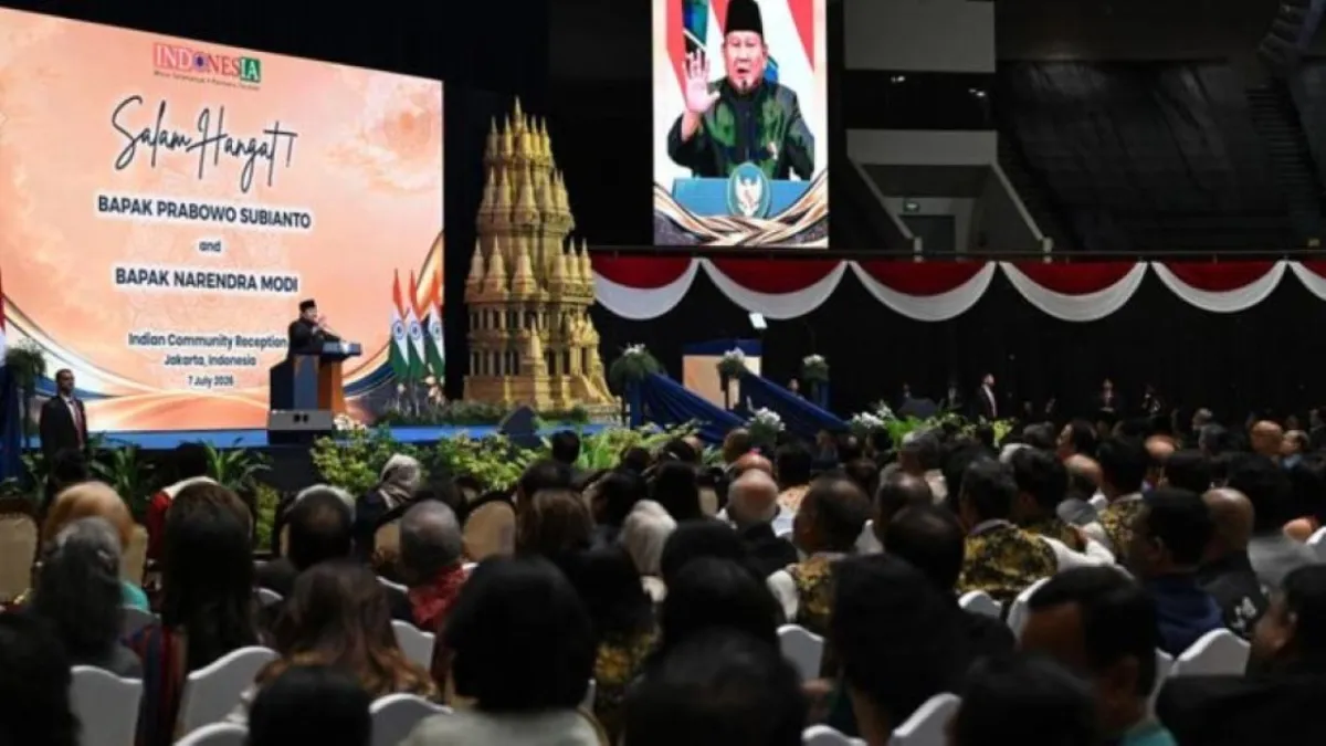 Prabowo Ungkap Kekaguman kepada Narendra Modi di Pertemuan Komunitas India