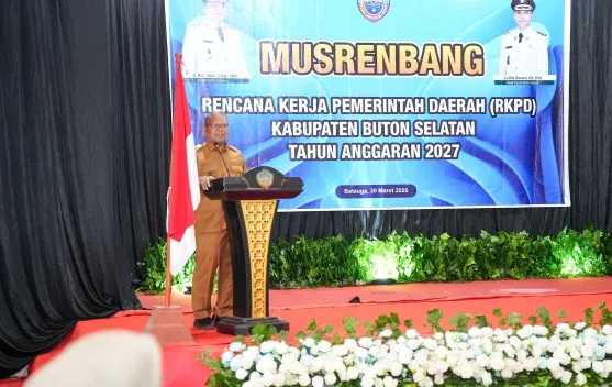 Bupati Buton Selatan Tegaskan Arah RKPD 2027 pada Layanan dan Ekonomi Lokal