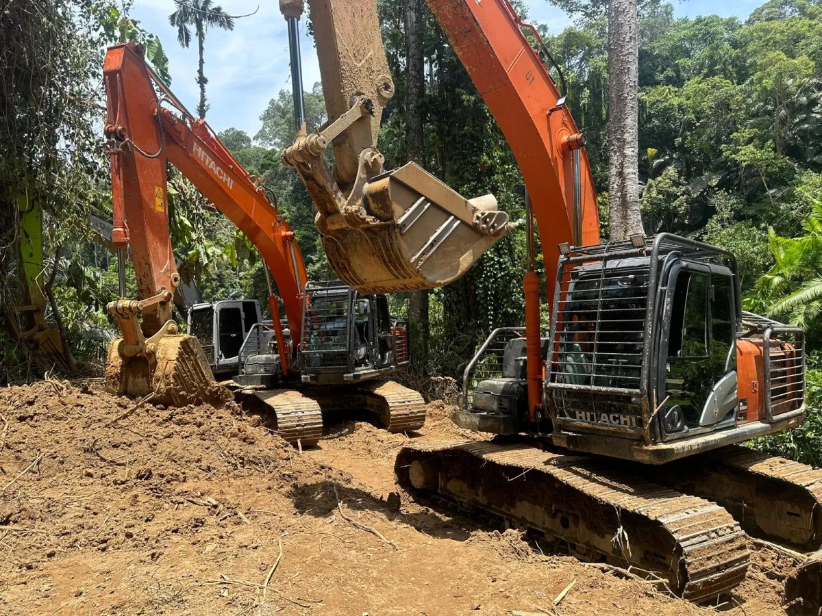 Polda Sumut Amankan 14 Ekskavator dan Tahan 7 Pelaku di Tambang Emas Ilegal