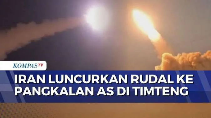 Iran Luncurkan Rudal dan Drone ke Pangkalan Militer AS di Timur Tengah