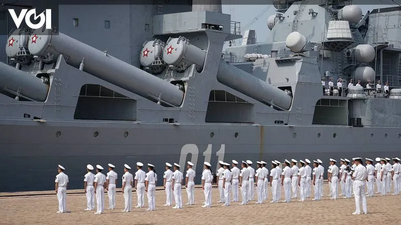 Latihan Maritim Bersama China dan Rusia Dimulai