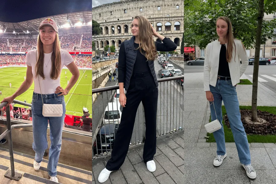 Gaya OOTD Casual dan Sporty Elena Rybakina yang Menginspirasi
