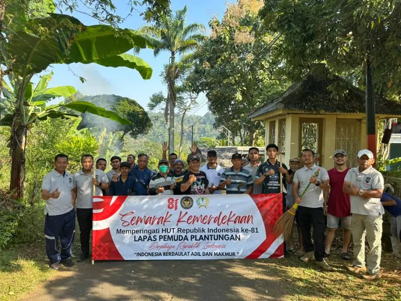 Lapas Pemuda Plantungan Gelar Bakti Sosial Sambut HUT Ke-81 RI