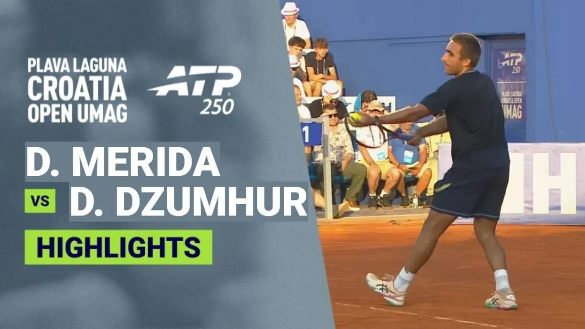 Daniel Merrida Kalah dari Damir Dzumhur di ATP 250: Plava Laguna Croatia Open Umag 2026