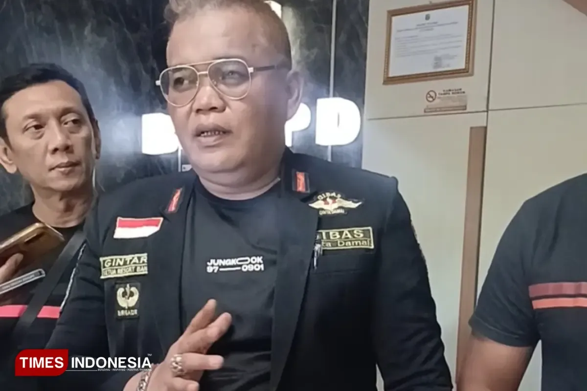 Aksi Ormas Gibas dan Komunitas Apache untuk Hak Korban Tower Simda di Banjar