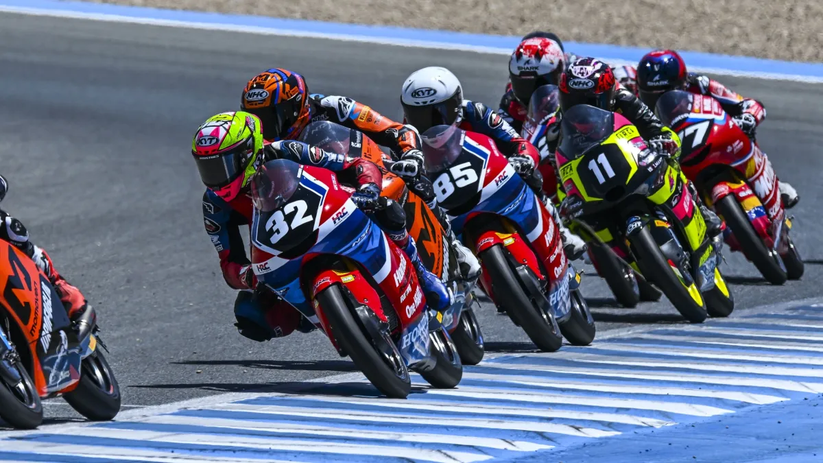 M. Kiandra Ramadhipa Raih 9 Poin di Moto3 Jerez Meski Terjatuh