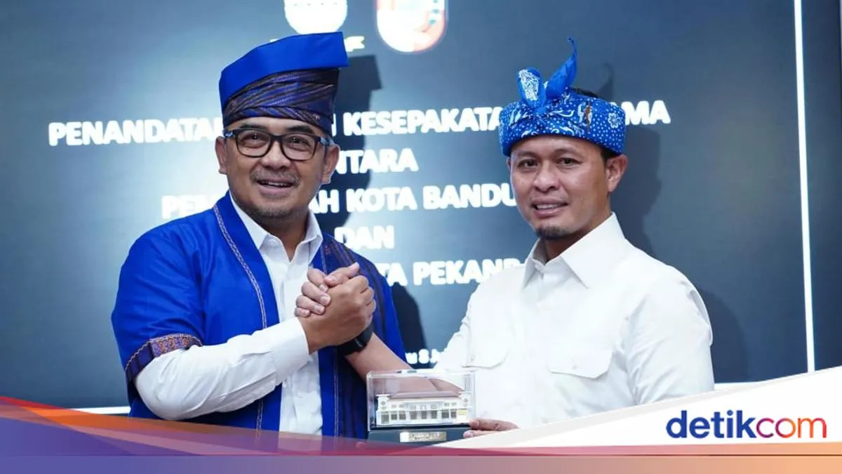 Tandatangani MoU dengan Pemkot Bandung, Wali Kota Agung Targetkan Pekanbaru Selevel Kota Nasional