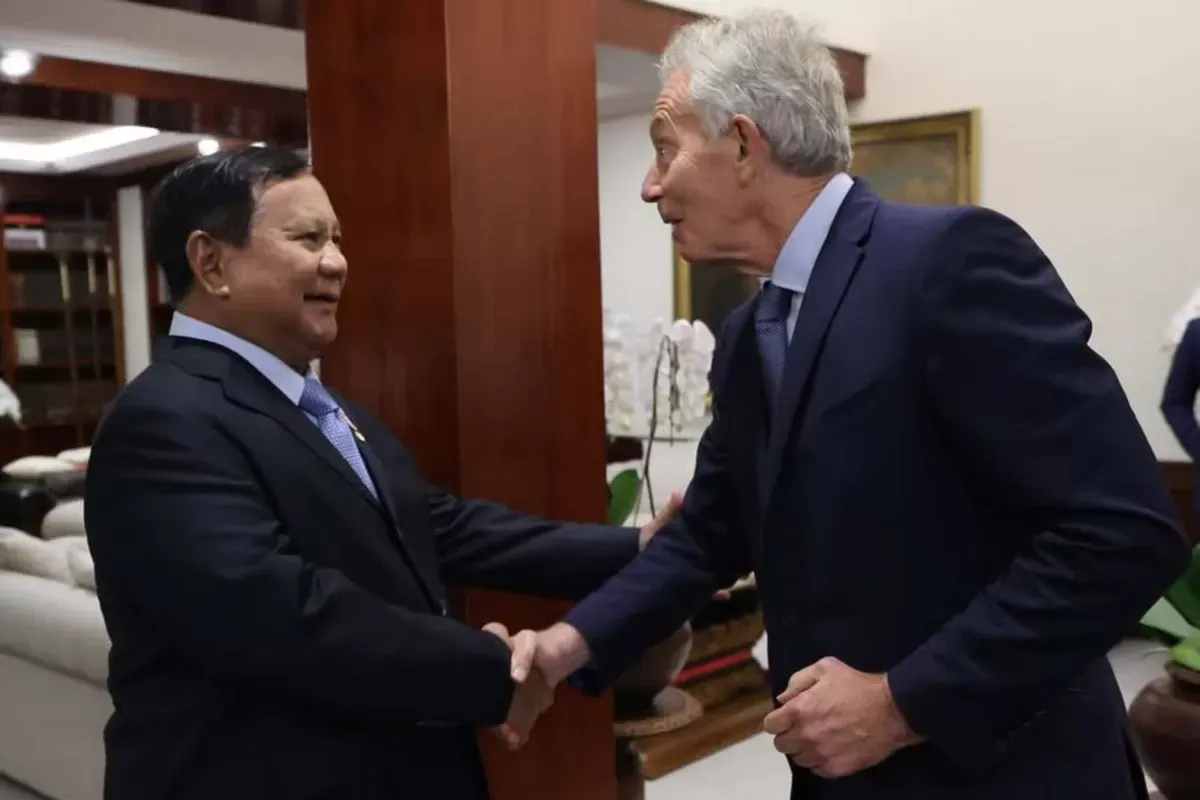 Pertemuan Presiden Prabowo dan Tony Blair Bahas Isu Strategis Global