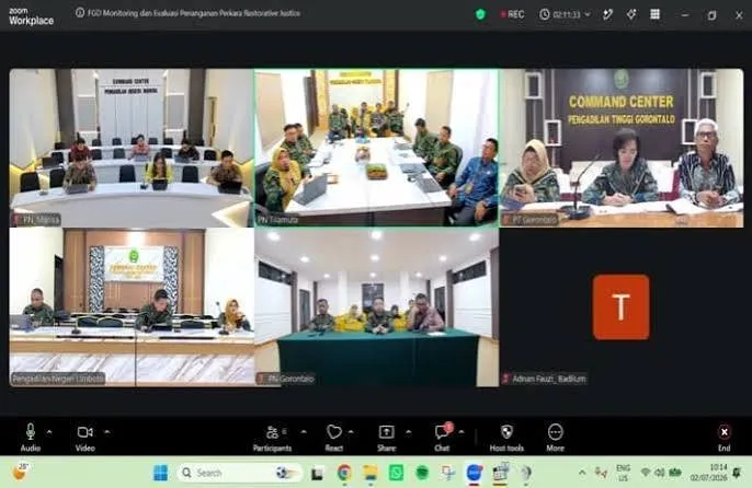 Mahkamah Agung Perkuat Implementasi Keadilan Restoratif di Gorontalo