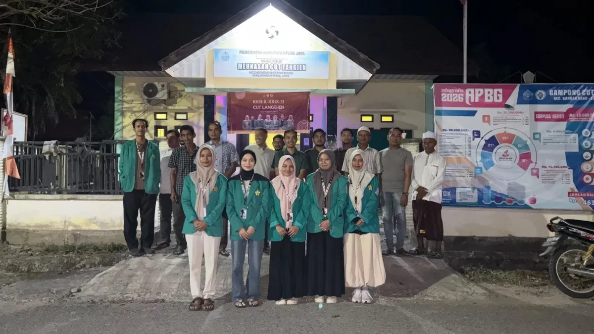 KKN USK Hadirkan Program Berbasis Kebutuhan di Gampong Cut Langien