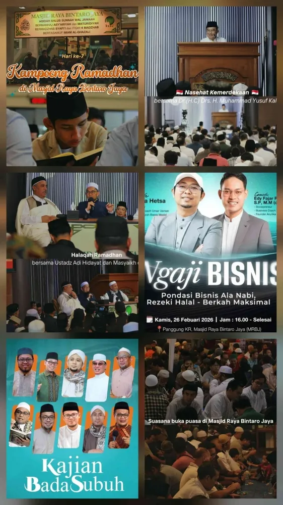 Kampoeng Ramadan: Transformasi Masjid Raya Bintaro Jaya Menjadi Pusat Kehidupan Spiritual