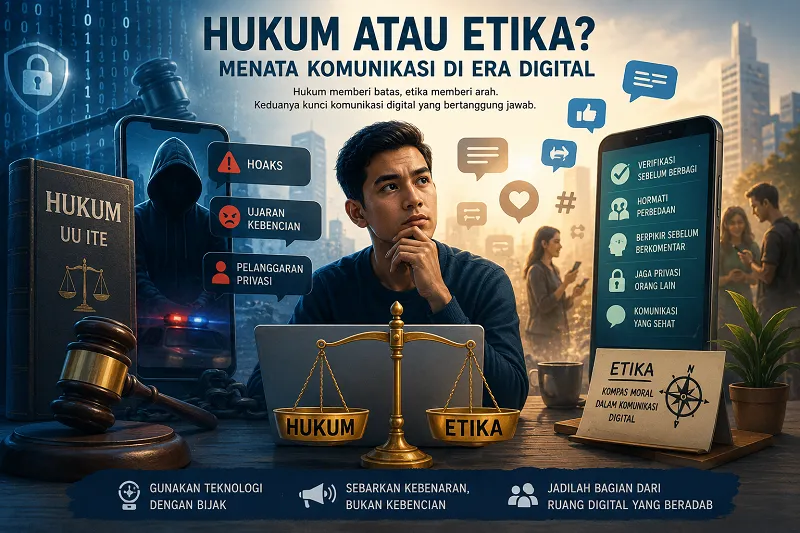 Hukum dan Etika: Membangun Kesadaran Digital di Era Informasi