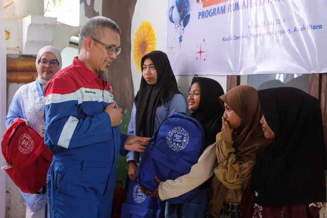 Belajar Menghadapi Bencana Sejak Dini di Kuala Cangkoi
