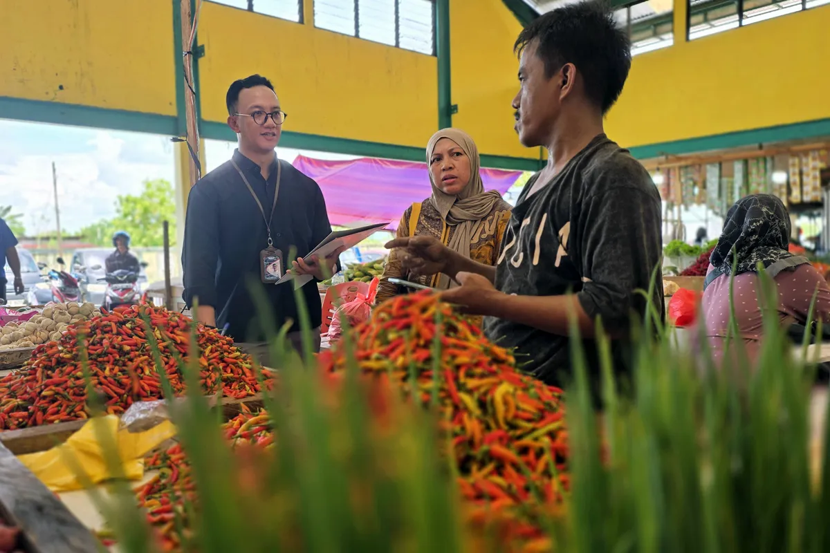 BPKP Papua Tengah Tinjau Stabilitas Harga dan Rantai Pasok Pangan di Mimika