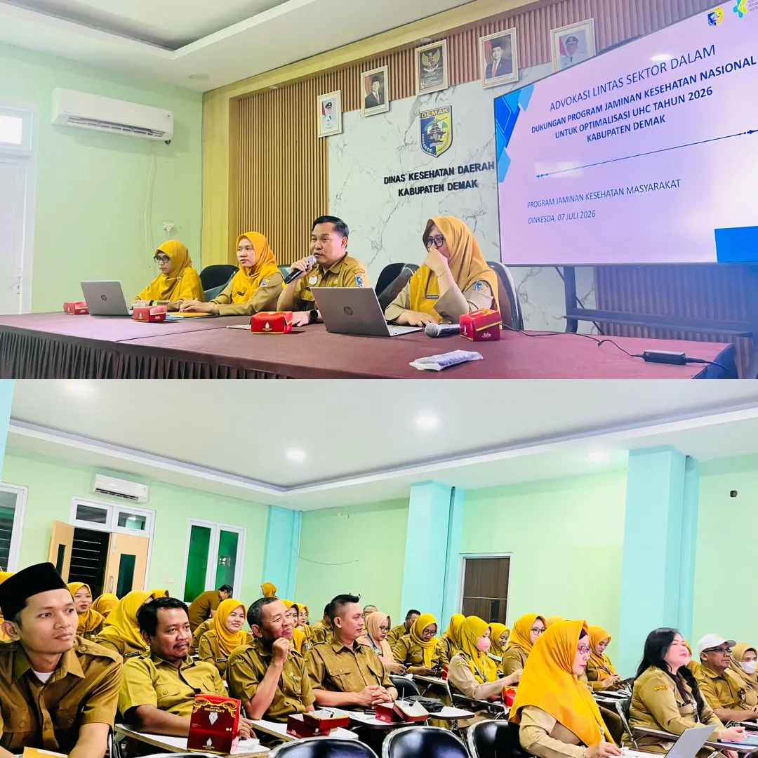 Dinkesda Demak Gelar Advokasi Lintas Sektor untuk Capai UHC 2026