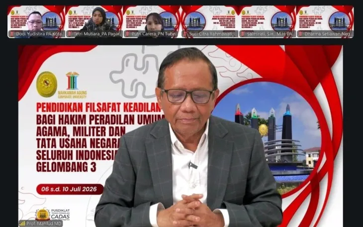 Mahfud MD: Logika dan Etika Kunci Putusan Hakim yang Berintegritas