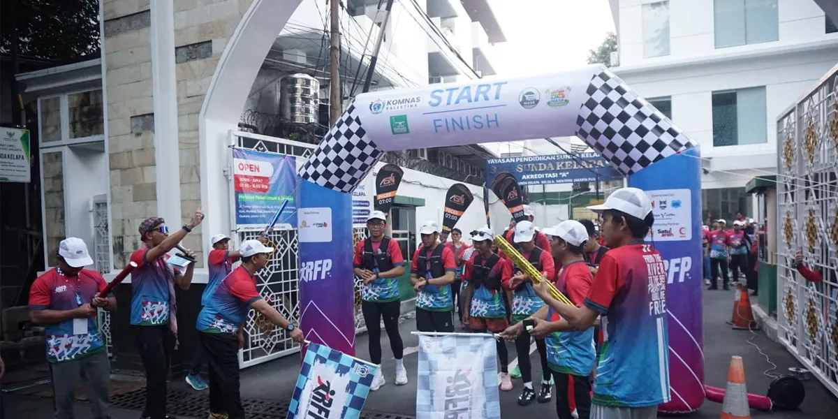 Komnas Palestina Gelar Aksi Run for Free Palestine untuk Solidaritas Kemanusiaan