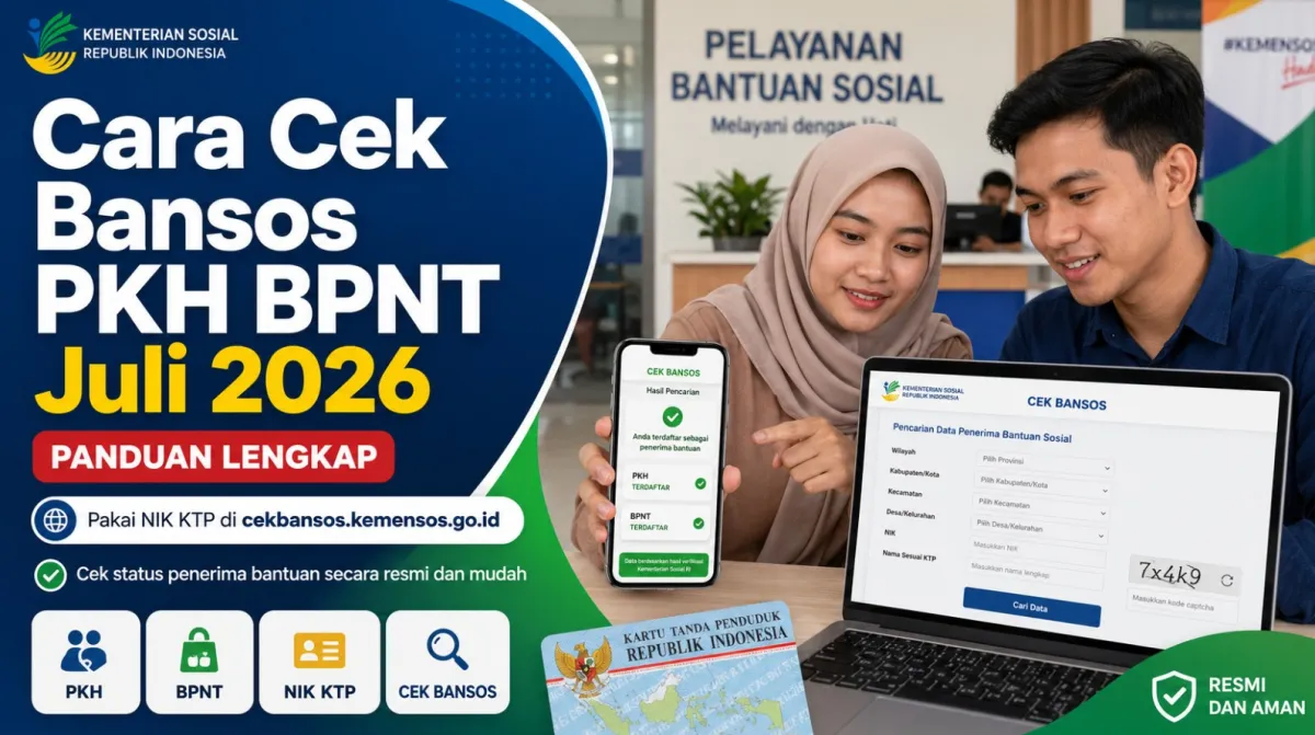 Panduan Cek Bansos PKH dan BPNT Juli 2026 Menggunakan NIK KTP