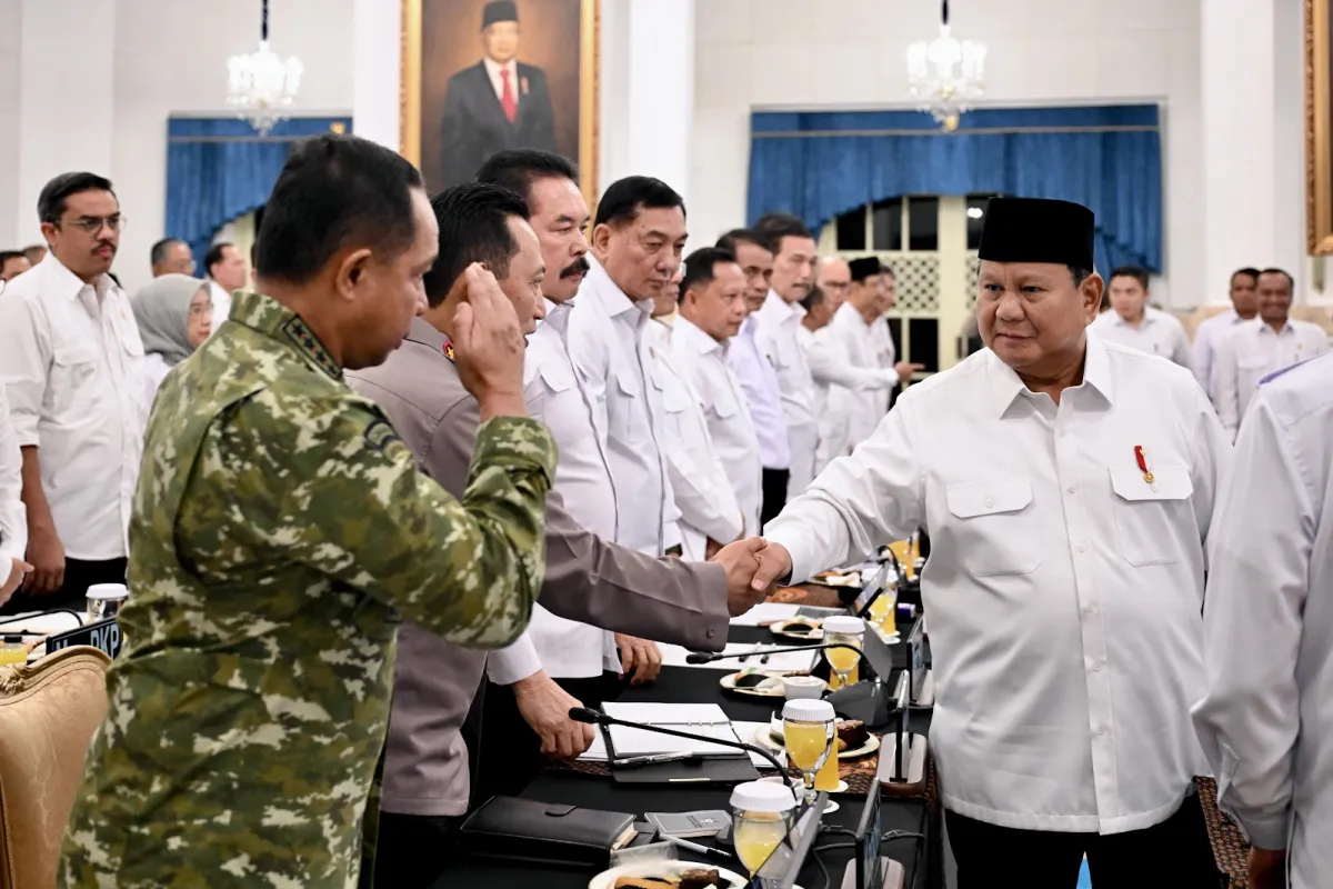 Panglima TNI Hadiri Sidang Kabinet Paripurna Dipimpin Presiden RI